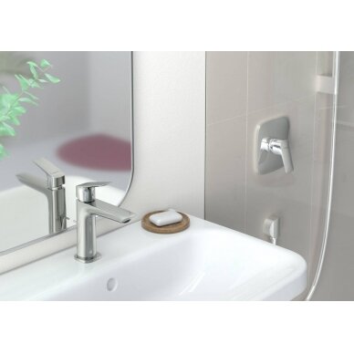 Hansgrohe maišytuvas praustuvui su ventiliu Logis 110 3
