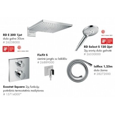 Hansgrohe potinkinis dušo komplektas 5in1