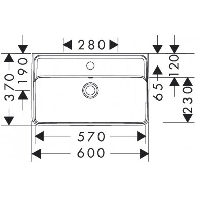 Hansgrohe praustuvas 600x370 Xanuia Q 2
