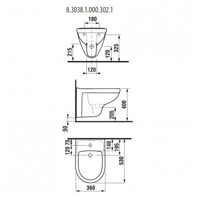 Jika pakabinama bide Lyra Plus H8303810003021 2