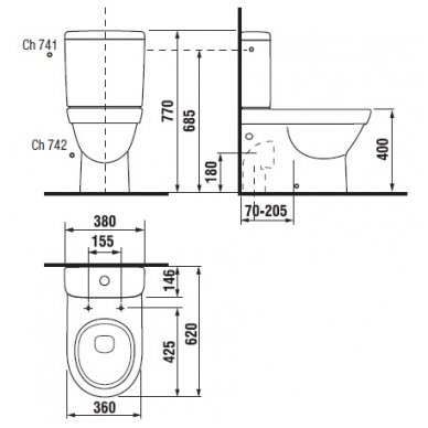 Jika pastatomas WC Tigo 824216 2