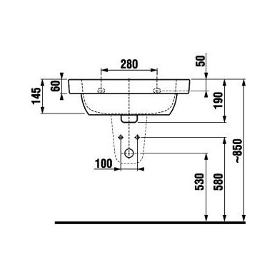 Jika praustuvas Deep by Jika 550x420 8.1261.2.000.104.1 5