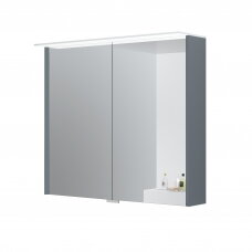 Kamė vonios spintelė su veidrodžiu LOFT 80