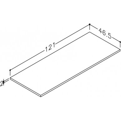Kamė dekton/marmuro stalviršis 120 2
