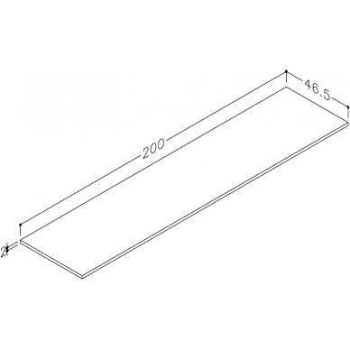 Kamė dekton/marmuro stalviršis 200 2