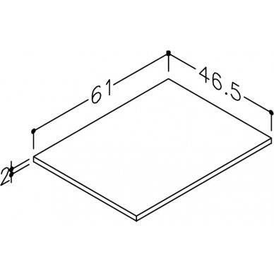 Kamė dekton/marmuro stalviršis 60 2