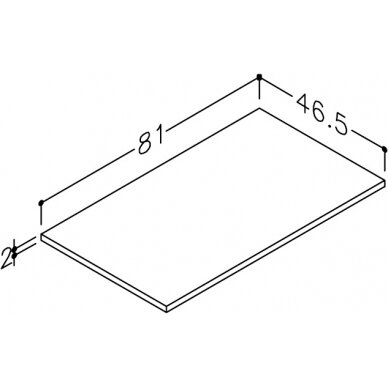 Kamė dekton/marmuro stalviršis 80 2