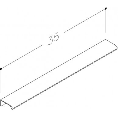 Kamė rankenėlė H12 35 cm 3