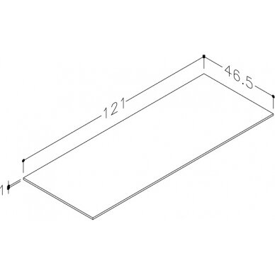 Kamė stalviršis HPL 120 2