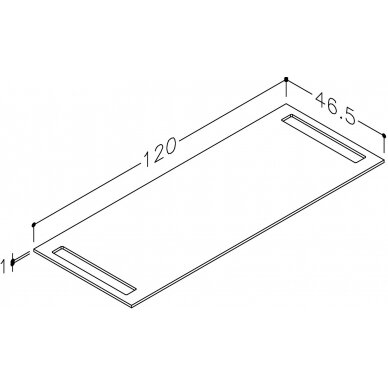 Kamė stalviršis HPL 120 2
