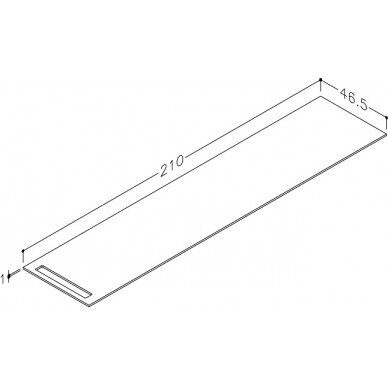 Kamė stalviršis HPL 210 2
