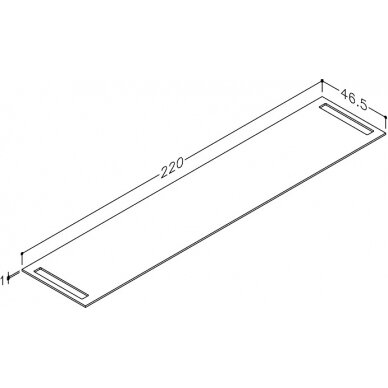Kamė stalviršis HPL 220 2