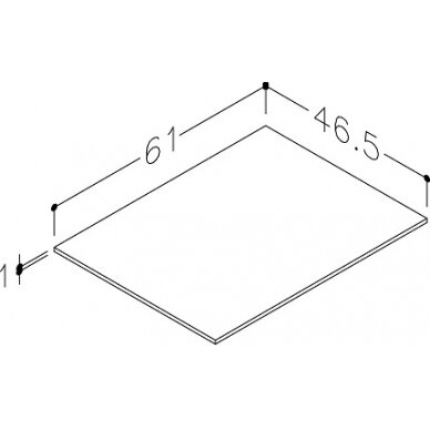 Kamė stalviršis HPL 60 2