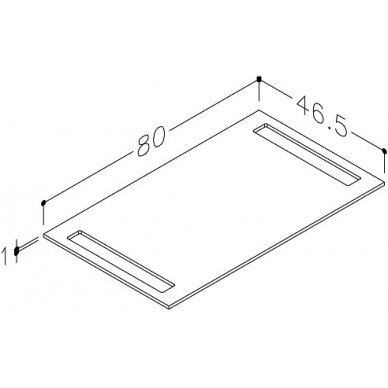 Kamė stalviršis HPL 80 2