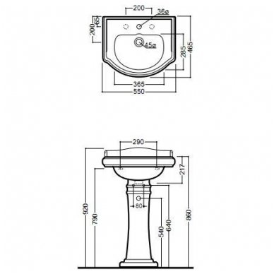 Kerasan praustuvas Retro 560x465 1045 2
