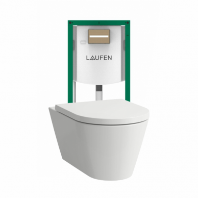 Laufen pakabinamo unitazo komplektas KARTELL