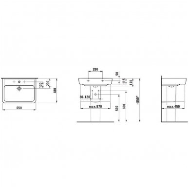 Laufen praustuvas 650x480 Pro 818953 2