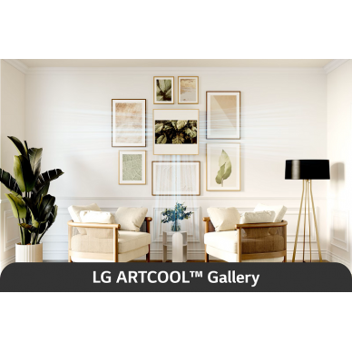 LG šilumos siurblys oro kondicionierius Artcool Gallery LCD 2,5/3,3 kW A09GA2 3