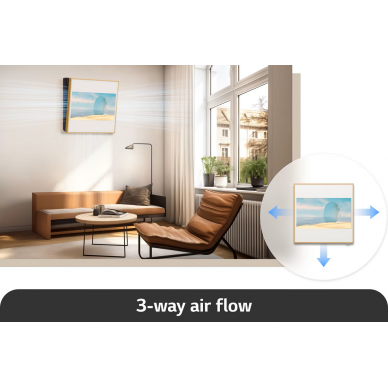 LG šilumos siurblys oro kondicionierius Artcool Gallery LCD 3,5/4,0 kW A12GA2 5