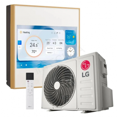 LG šilumos siurblys oro kondicionierius Artcool Gallery LCD 2,5/3,3 kW A09GA2