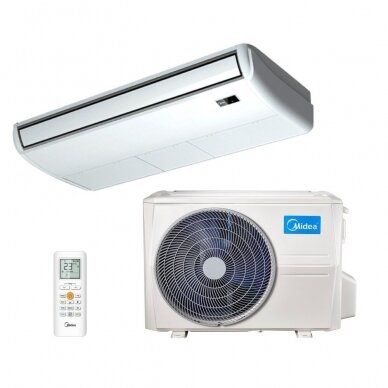 Midea konsolinis šilumos siurblys oro kondicionierius MUE-55HRFNX-QRD0W(GA)+MOX630U-55HFN8-RRD0W(GA)