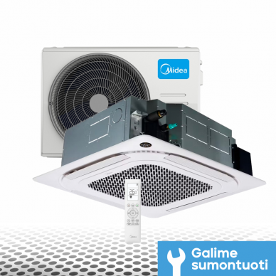 Midea bevėjis oro kondicionierius šilumos siurblys Breezeless+ 10.6/11.1 kW