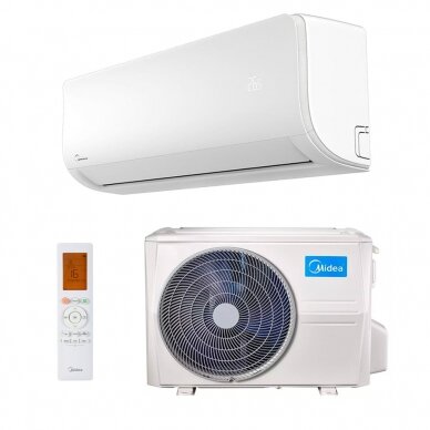 Midea šilumos siurblys oro kondicionierius Xtreme Heat MSAGBU-12HRFN8-QRD1GW(GA) / MOX201-12HFN8-QRD6GW
