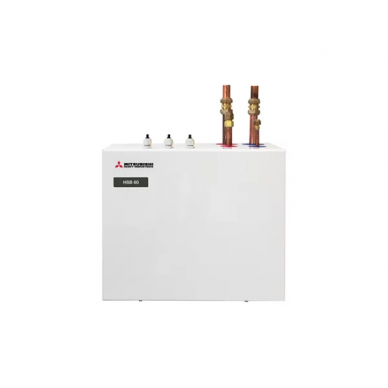 Mitsubishi Heavy Industries šilumos siurblys oras-vanduo Mitsubishi Hydrolution Flexible su atskira 279 l. talpa 9.5 kW 3