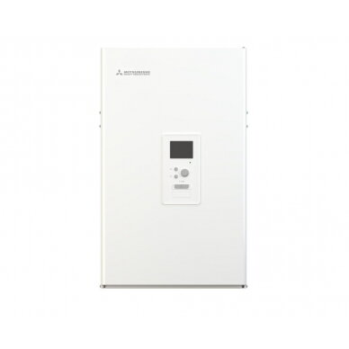 Mitsubishi Heavy Industries šilumos siurblys oras-vanduo su atskira 279 l. talpa Mitsubishi Hydrolution Hydrobox 10,0 kW 3