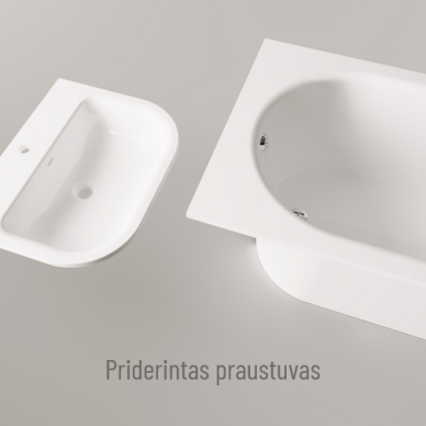 PAA akmens masės vonia 1600x750 VARIO M 6