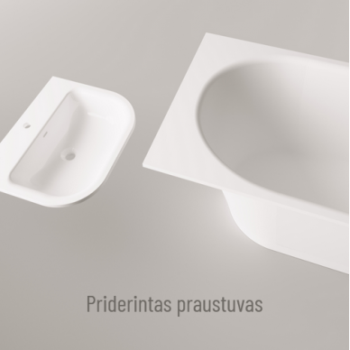 PAA akmens masės vonia 1850x800 VARIO XL 6