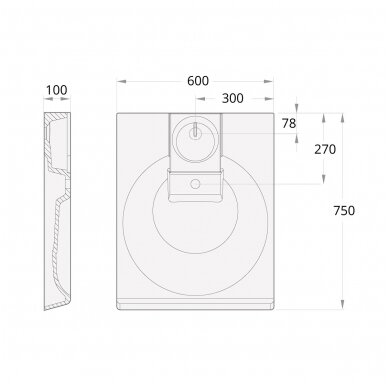 PAA praustuvas 600x750 CLARO GRANDE 7