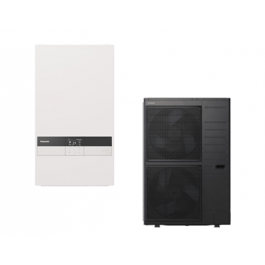 Panasonic šilumos siurblys oras vanduo 9kW Bi-Bloc T-CAP