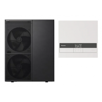 Panasonic šilumos siurblys oras vanduo 9kW T-CAP (M karta)