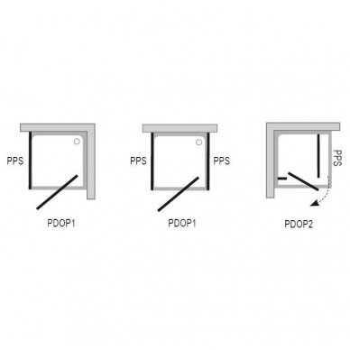 Ravak dušo sienelė Pivot PPS 800x1900 3