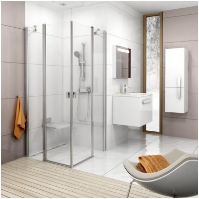 Ravak kvadratinė dušo kabina Chrome CRV2+CRV2 800x800