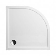 Roth pusapvalis dušo padėklas Flat Round 800x800