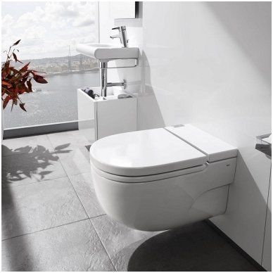 Roca pakabinamas WC su dangčiu Meridian In-Tank A893302000 6