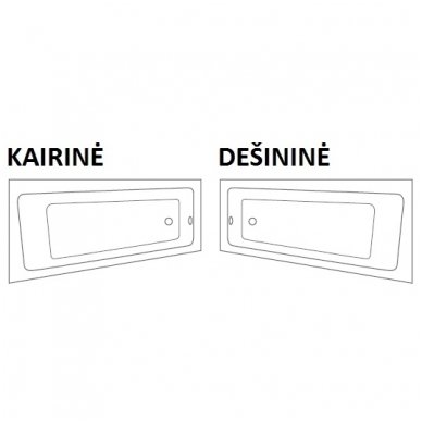 Roth asimetrinė vonia Eva Side 1500x800 3
