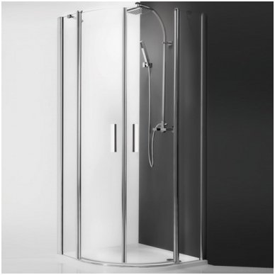 Roltechnik pusapvalė dušo kabina TR2 800x800