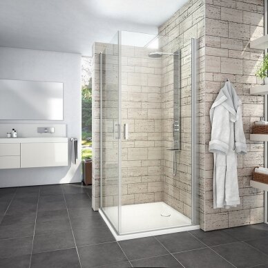 Roth kvadratinė dušo kabina LYE2+LYE2 900x900