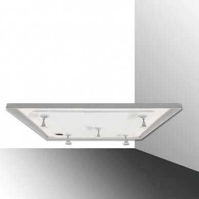 Roth kvadratinis dušo padėklas Flat Kvadro 1000x1000 4