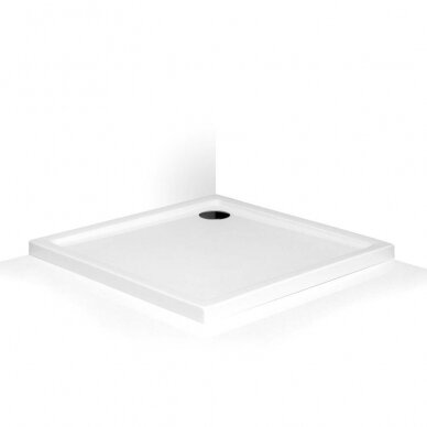 Roth kvadratinis dušo padėklas Flat Kvadro 900x900 2