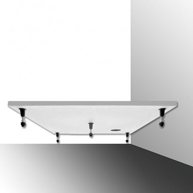 Roth kvadratinis dušo padėklas Macao-M 900x900 4