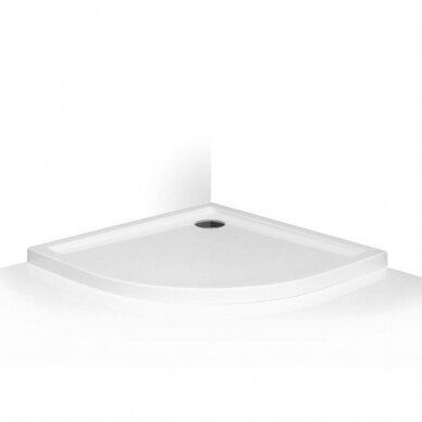 Roth pusapvalis dušo padėklas Flat Round 900x900 2