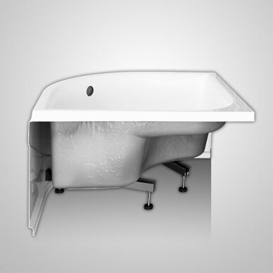 Roth pusapvalis dušo padėklas Viki Lux 800x800 3