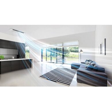 Samsung bevėjis šilumos siurblys oro kondicionierius AC026RN1DKG/EU + AC026RXADKG/EU 3