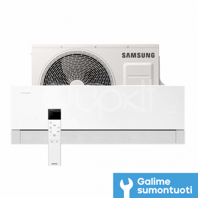 Samsung šilumos siurblys oro kondicionierius Premiere 5,0/6,0 kW (Balta) 2