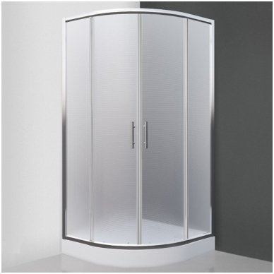 Roth pusapvalė dušo kabina Houston Neo 800x800 N0648
