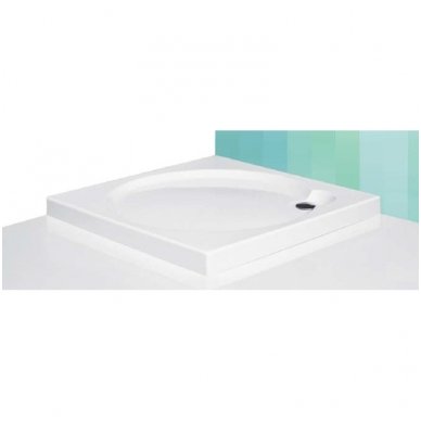 Roth kvadratinis dušo padėklas Aloha Flat 800x800